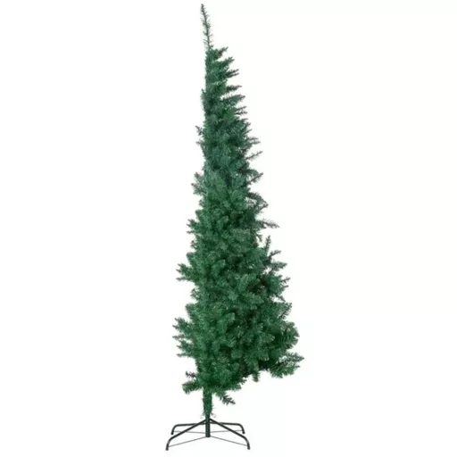 Umelý vianočný polovičný stromček, 210 cm 500 vetiev