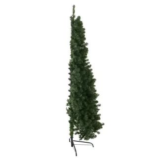   Umelý vianočný polovičný stromček, 160 LED- ov, 180 cm 340 vetiev