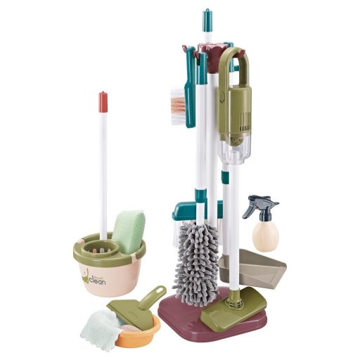 Hračkárska upratovacia súprava s tyčovým vysávačom