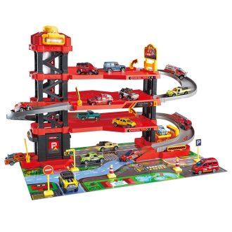 Hračkárska požiarna stanica s garážou