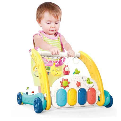 Pomôcka na chodenie pre deti a podložka na hranie klavír, 2 v 1