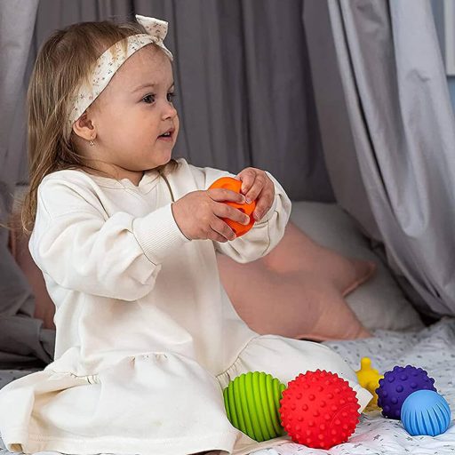 Súprava loptičiek na rozvoj zručností, 9 ks