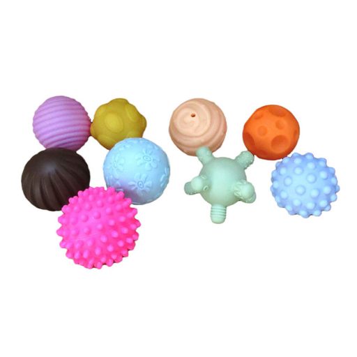 Súprava loptičiek na rozvoj zručností, 9 ks