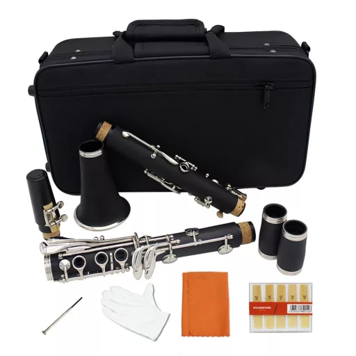 B klarinet s doplnkami v taške cez rameno