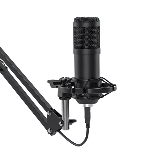 Stolový štúdiový mikrofón s konektorom USB