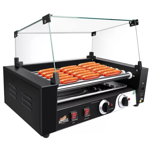 Valcový gril na prípravu a ohrievanie HOT DOG párkov