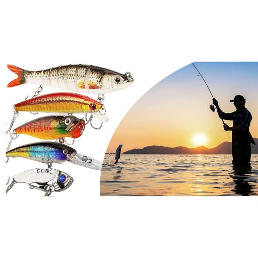 Sada rybárskych návnad a háčikov