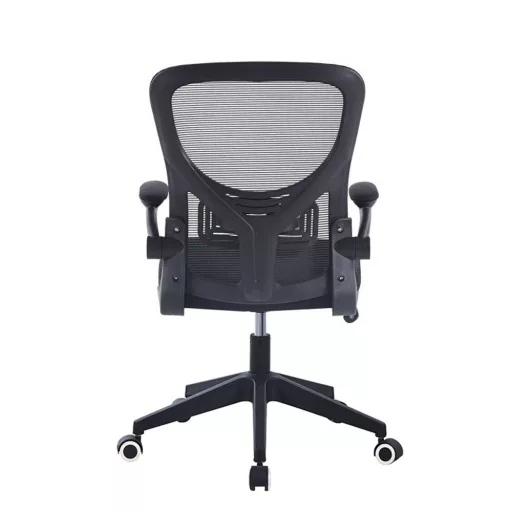 Ergonomické kancelárske kreslo s prehýbateľnými lakťovými opierkami, čierna