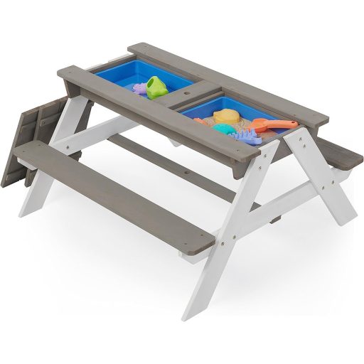 3 v 1 detský piknikový stôl s dáždnikom