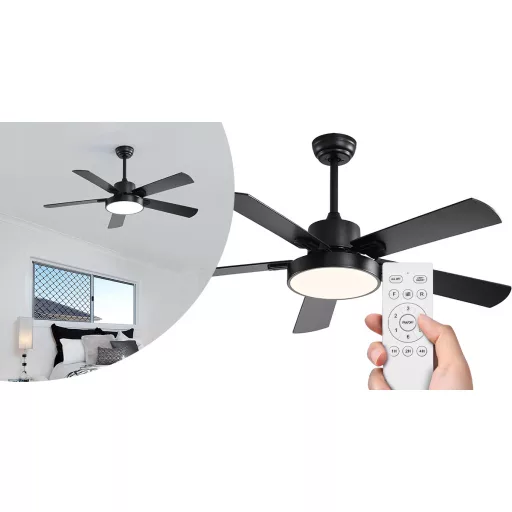 Stropný ventilátor s osvetlením a diaľkovým ovládaním