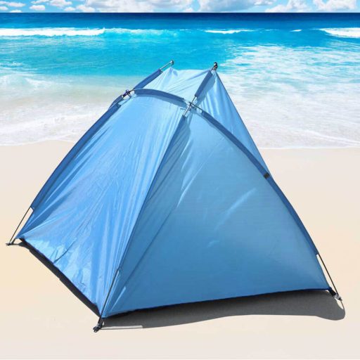  Polovičný stan 220*110*110 cm, modrý