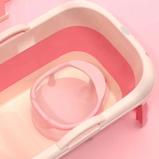 Protišmyková detská vanička ružová