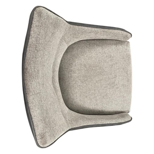 Teddy stoličky s prevrátenými farbami, béžovo-sivá/sivo-béžová, 2 ks