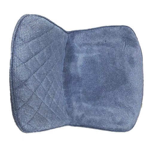  Jedálenská stolička Zoe, 2 kusy, oceľovo modrá