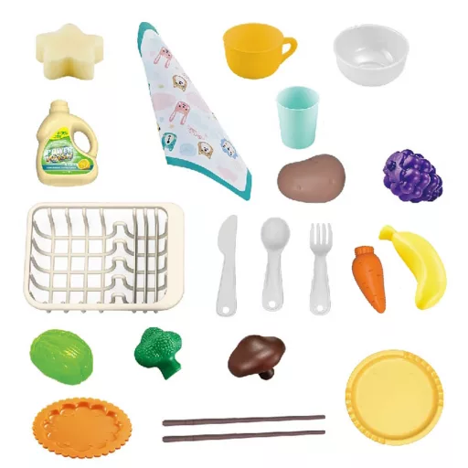  Herný umývací set, 23-dielny, červený