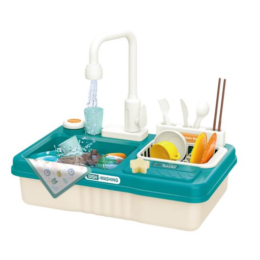 Herný umývací set, 23-dielny, modrý