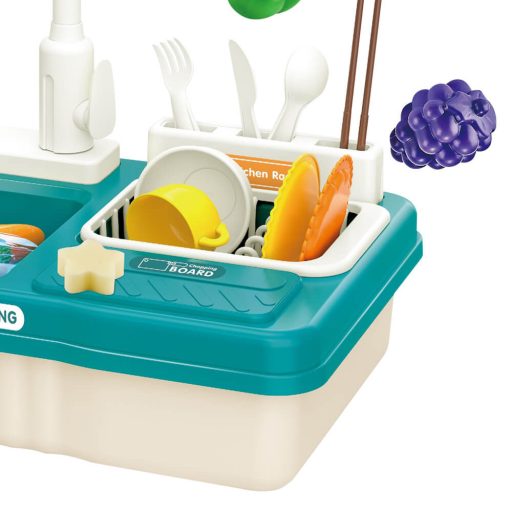 Herný umývací set, 23-dielny, modrý