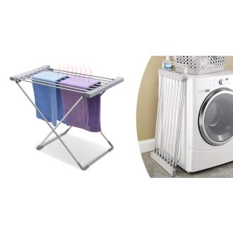   Elektrický sušiak na prádlo 120 W s 8 vykurovacími tyčami