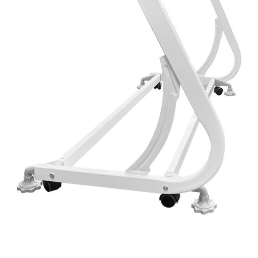 Magnetická sklenená flipchart tabuľa na kolieskach 120 x 90 cm