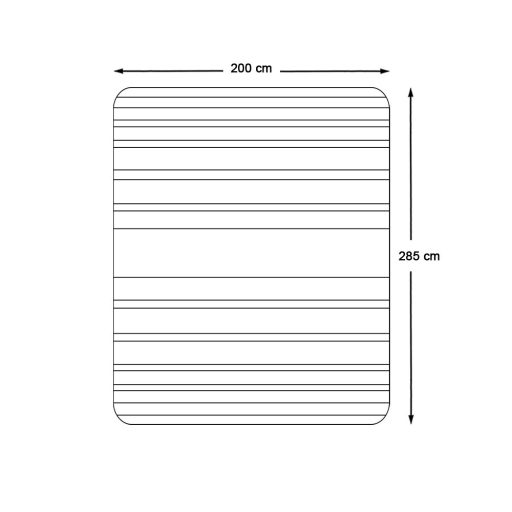 Pikniková deka, 2x2,85 m