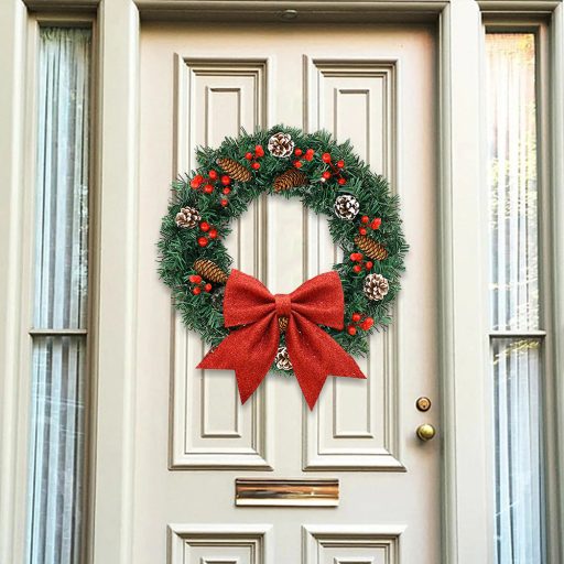 Vianočný veniec na dvere 60 cm