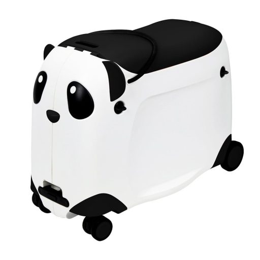 Detský kufor na kolieskach, na ktorý sa dá sadnúť