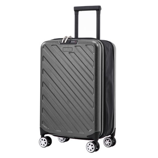 Skladací kufor, tmavošedý