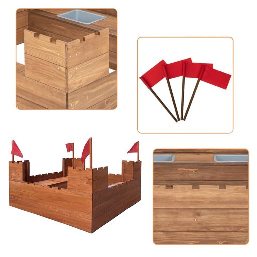 Pieskovisko v tvare hradu