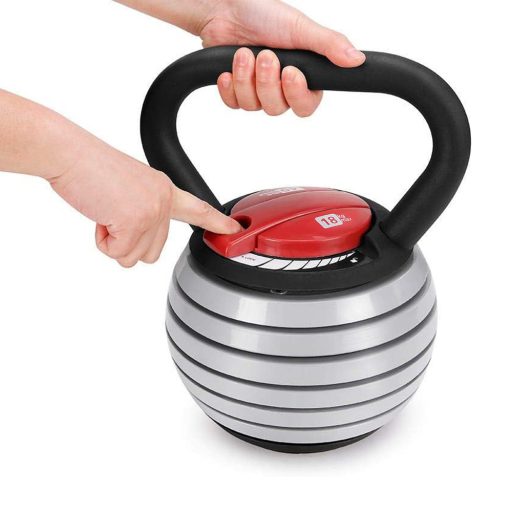 Nastaviteľná kettlebell s hmotnosťou 3.4-18kg