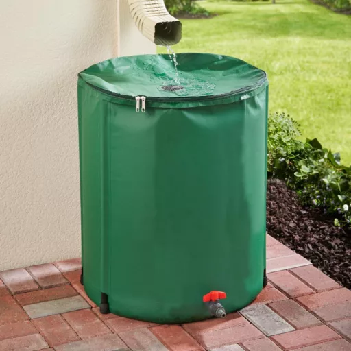 Skladací zberač dažďovej vody, 200L