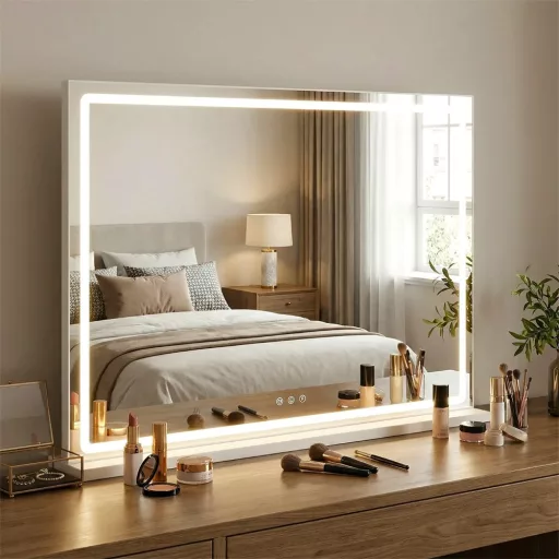 Hollywood LED kozmetické zrkadlo 80x14x62,5 cm
