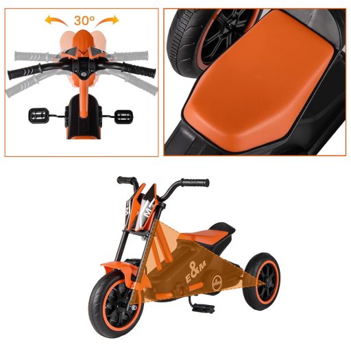 3-kolesové detské trojkolky, oranžová