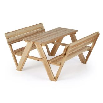 Detský piknikový stôl, prírodný