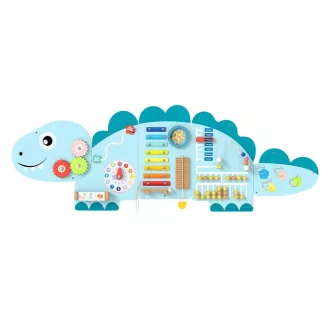 Interaktívna tabuľa pre deti modrá dinosaurus