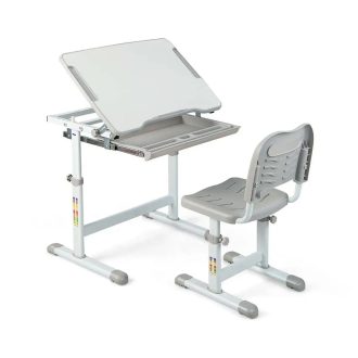   Detský písací stôl s nastaviteľnou stoličkou na výšku