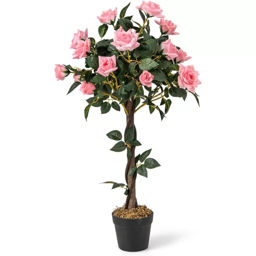Ruža umelá rastlina, 93 cm