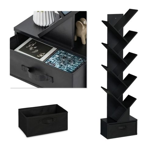 10-podlažná knižnica, čierna