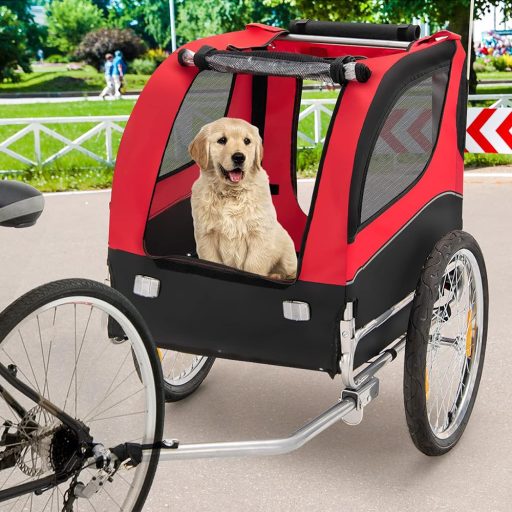 Skladací bicyklový príves pre domácich miláčikov