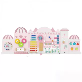 Interaktívna tabuľa pre deti ružová hrad