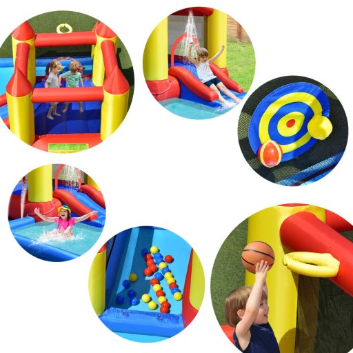 Hradová Tvarovaná Nafukovacia Vodná Zábava