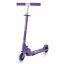 Skladacia detská kolobežka z ľahkej hliníkovej zliatiny s LED svetlami na kolesách, fialová
