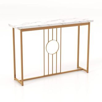 Moderná predsieňová konzola s doskou z umelého mramoru