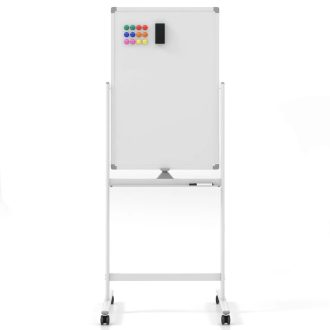 Flip Chart Biela Tabuľa s Príslušenstvom, 60 x 90 cm