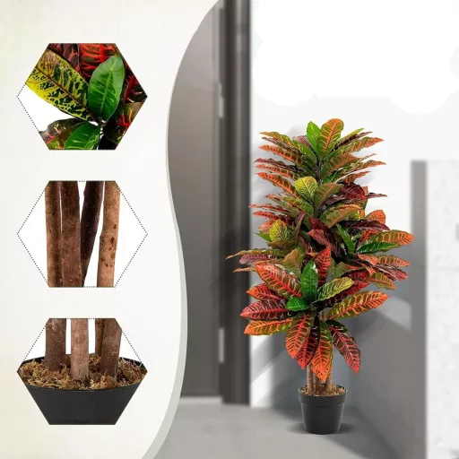 Kroton umelá rastlina 100 cm