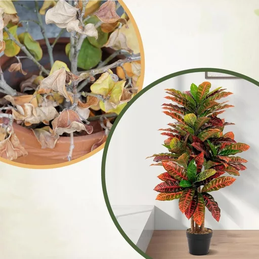 Kroton umelá rastlina 100 cm