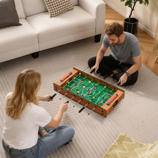 2-v-1 Stolný Futbal a Hokej na Lede