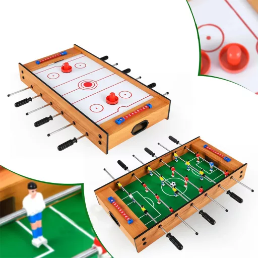 2-v-1 Stolný Futbal a Hokej na Lede