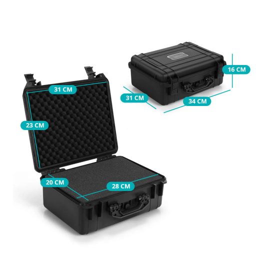 Vodotesný kufor s rezateľnou penou