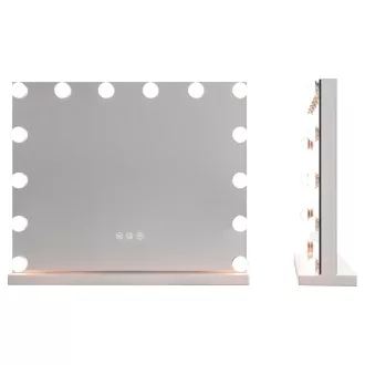 Stolný kozmetický zrkadlo s LED osvetlením