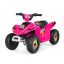 Detský štvorkolový elektrický vozík na batérie, ružový